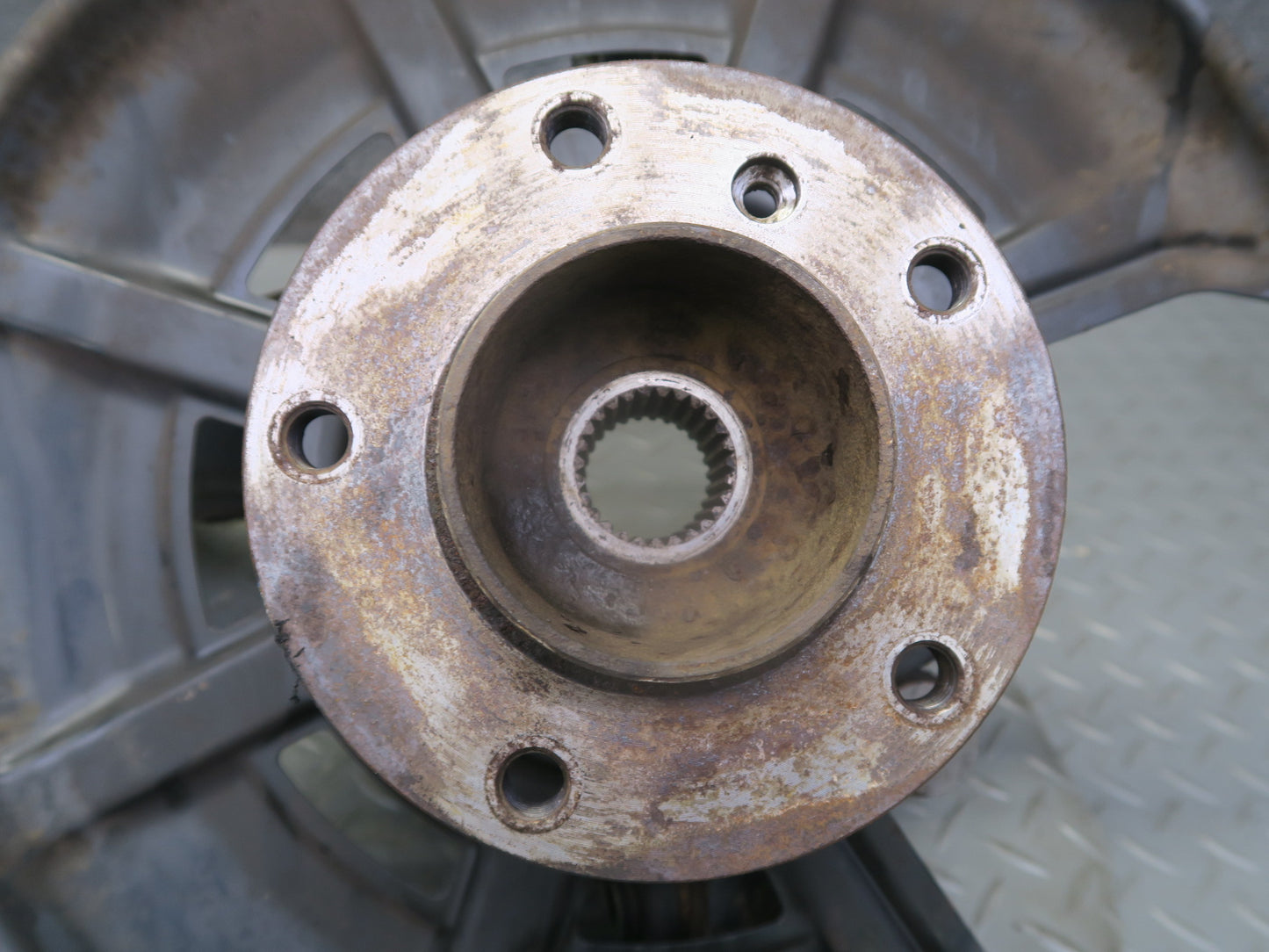 09-16 BMW E89 Z4 Rear Right Spindle Knuckle Wheel Hub Trailing Arm 84K Miles OEM