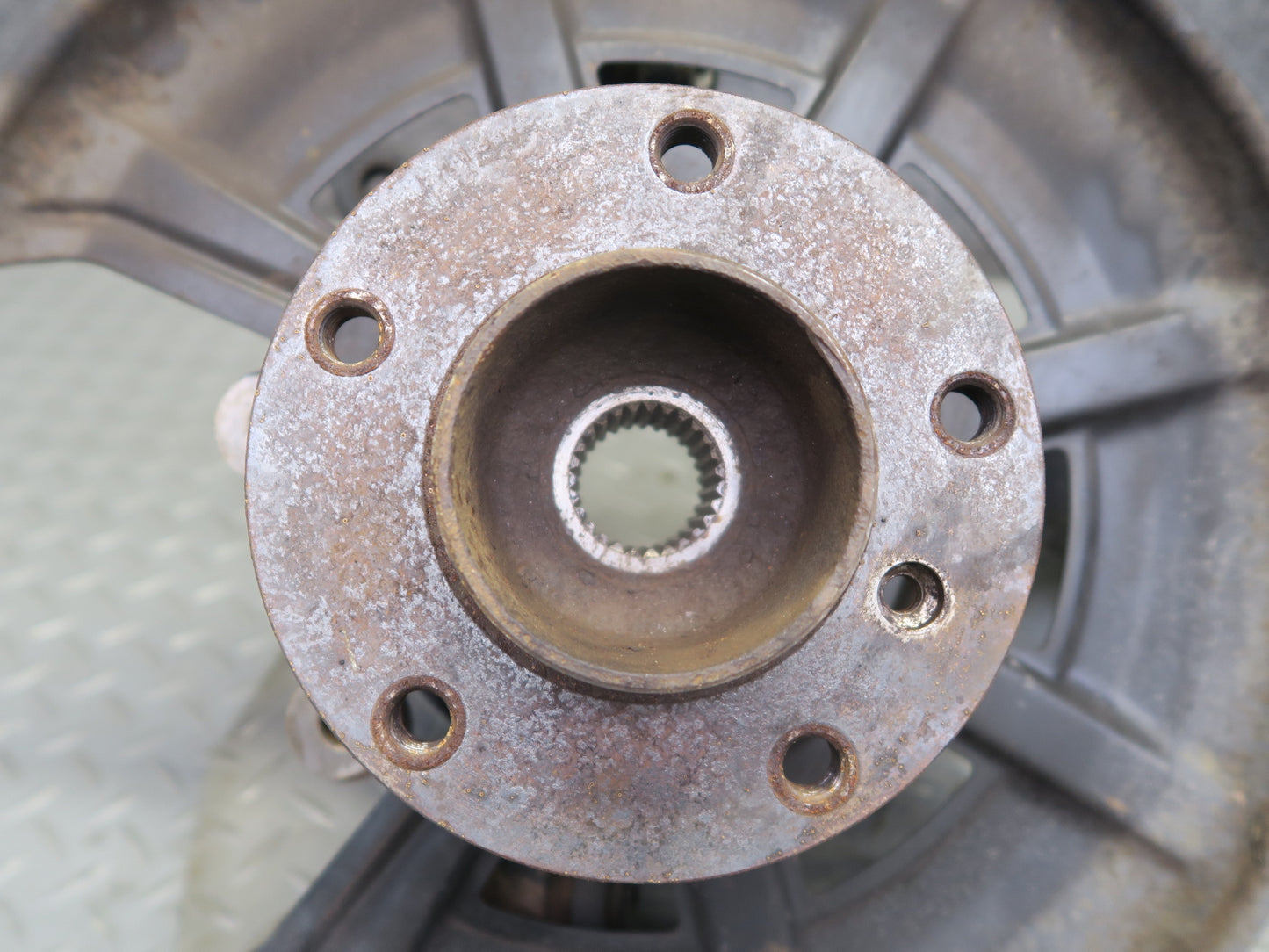 09-16 BMW E89 Z4 Rear Left Spindle Knuckle Wheel Hub Trailing Arm 84K Miles OEM