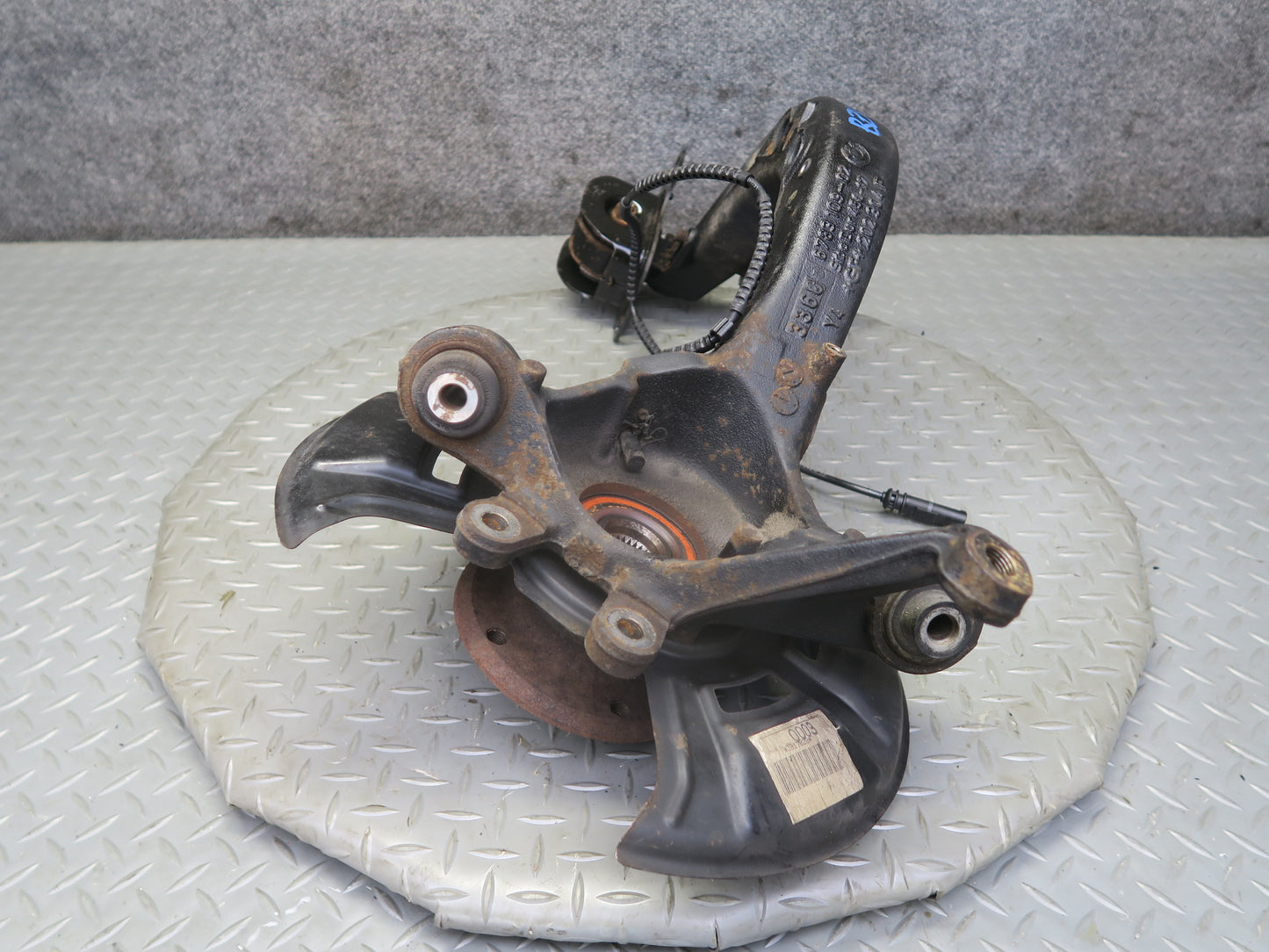 09-16 BMW E89 Z4 Rear Left Spindle Knuckle Wheel Hub Trailing Arm 84K Miles OEM
