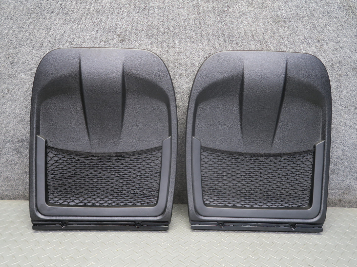 17-23 Alfa Romeo Stelvio Front Left & Right Side Seat Back Panel Trim Cover Set