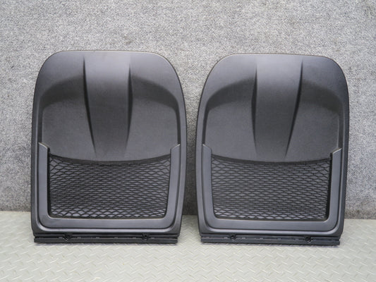 17-23 Alfa Romeo Stelvio Front Left & Right Side Seat Back Panel Trim Cover Set