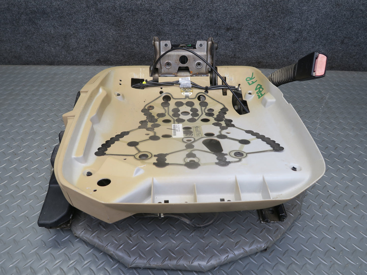 96-98 BMW E36 328i Convertible Front Right Seat Lower Frame Track Rail Motor OEM