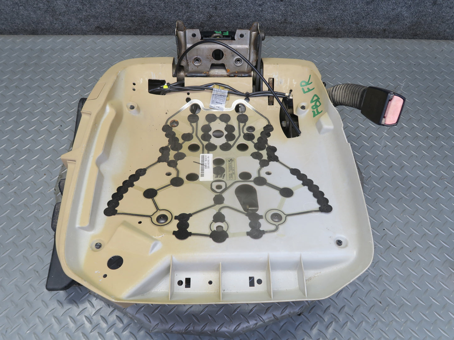 96-98 BMW E36 328i Convertible Front Right Seat Lower Frame Track Rail Motor OEM
