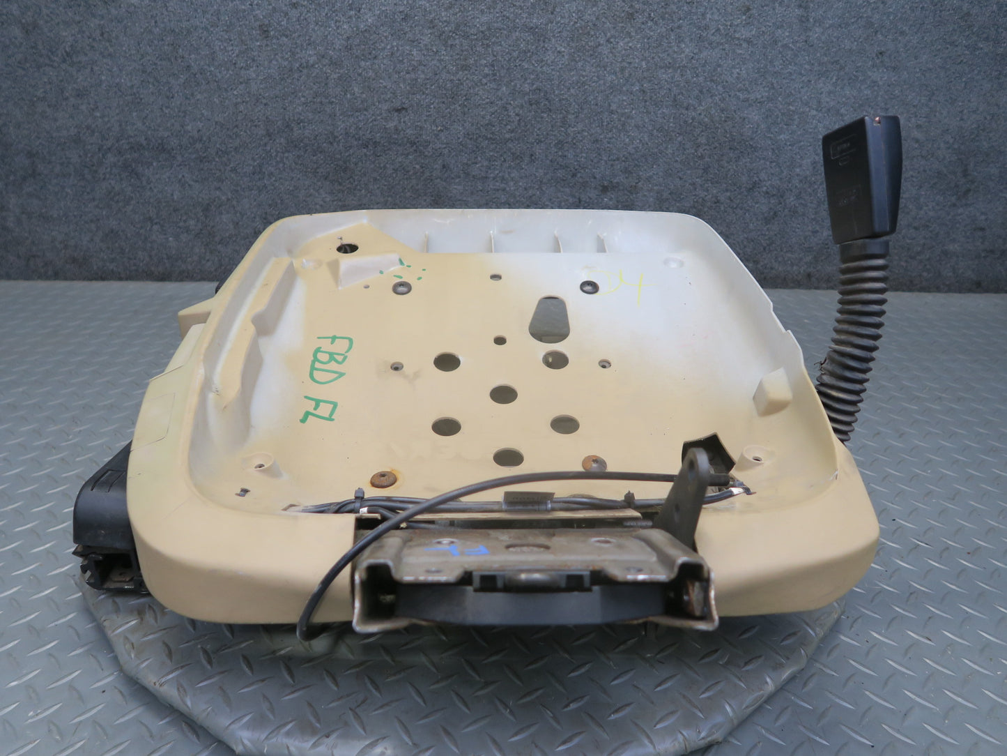 96-98 BMW E36 328iC Convertible Front Left Seat Lower Frame Track Rail Motor OEM