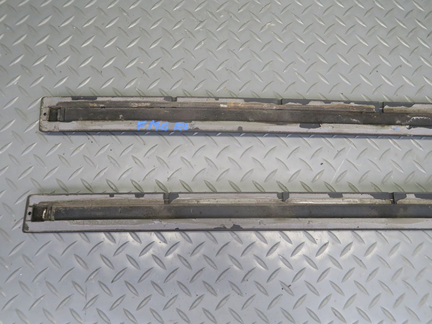 2002-2012 Mercedes W463 G500 Rear Left & Right Door Trim Strip Molding Set of 2