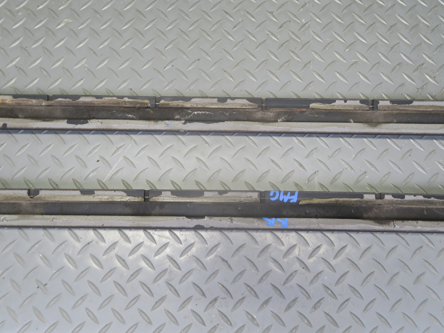 2002-2012 Mercedes W463 G500 Rear Left & Right Door Trim Strip Molding Set of 2