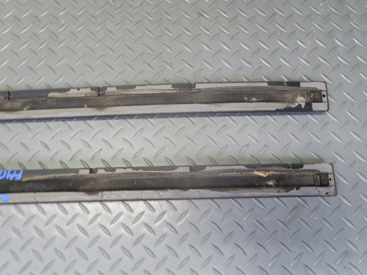 2002-2012 Mercedes W463 G500 Rear Left & Right Door Trim Strip Molding Set of 2
