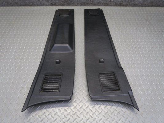 2002-2005 Mercedes W463 G500 Set of 2 Rear D Pillar Trim Cover w Grille Black