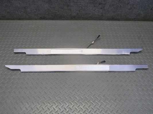 2002-2007 Mercedes W463 G500 Front Left & Right Door Scuff Sill Plate Set