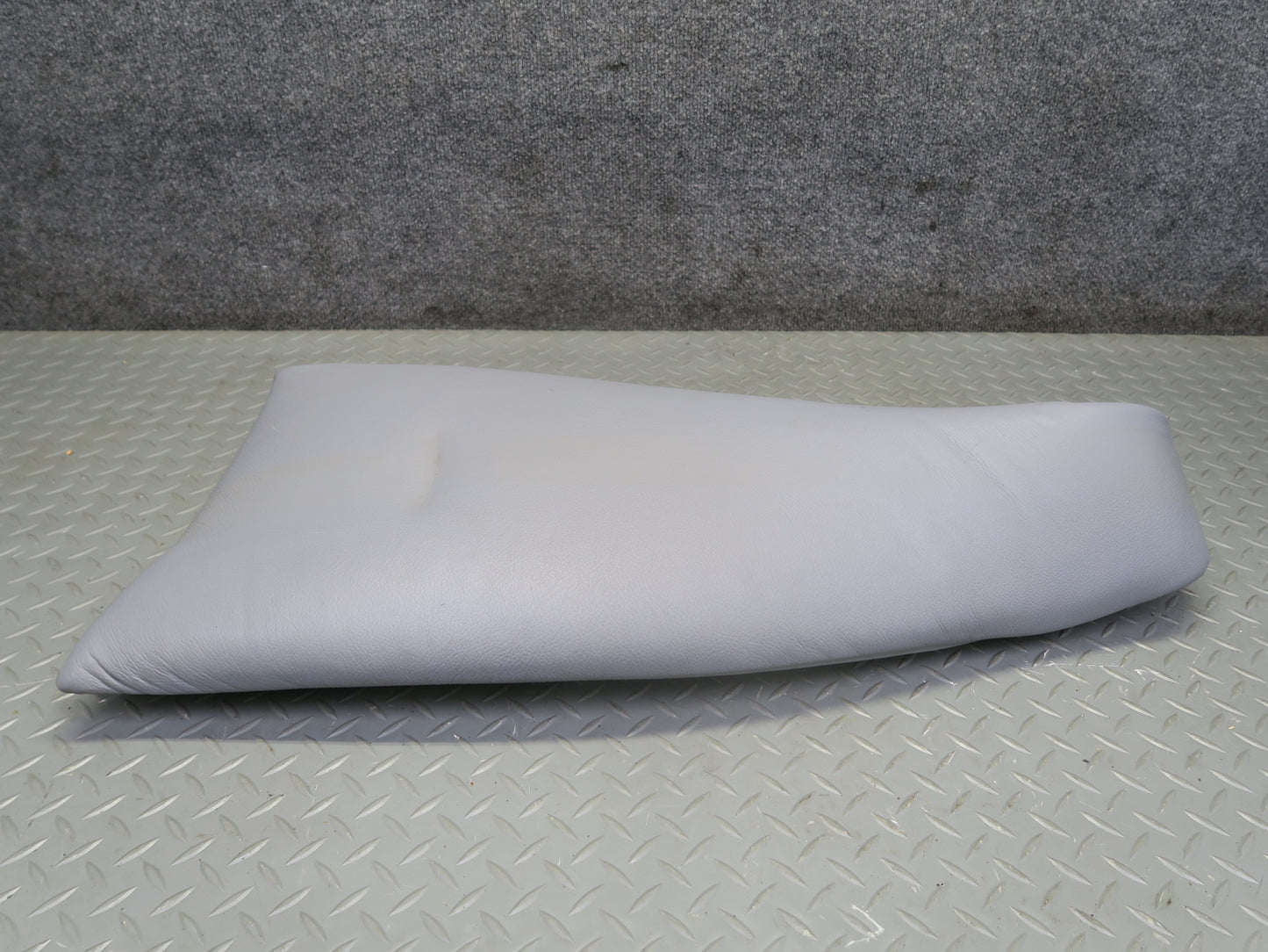 99-03 BMW E39 540ia Sedan Rear Left & Right Seat Leather Bolster Gray Set OEM