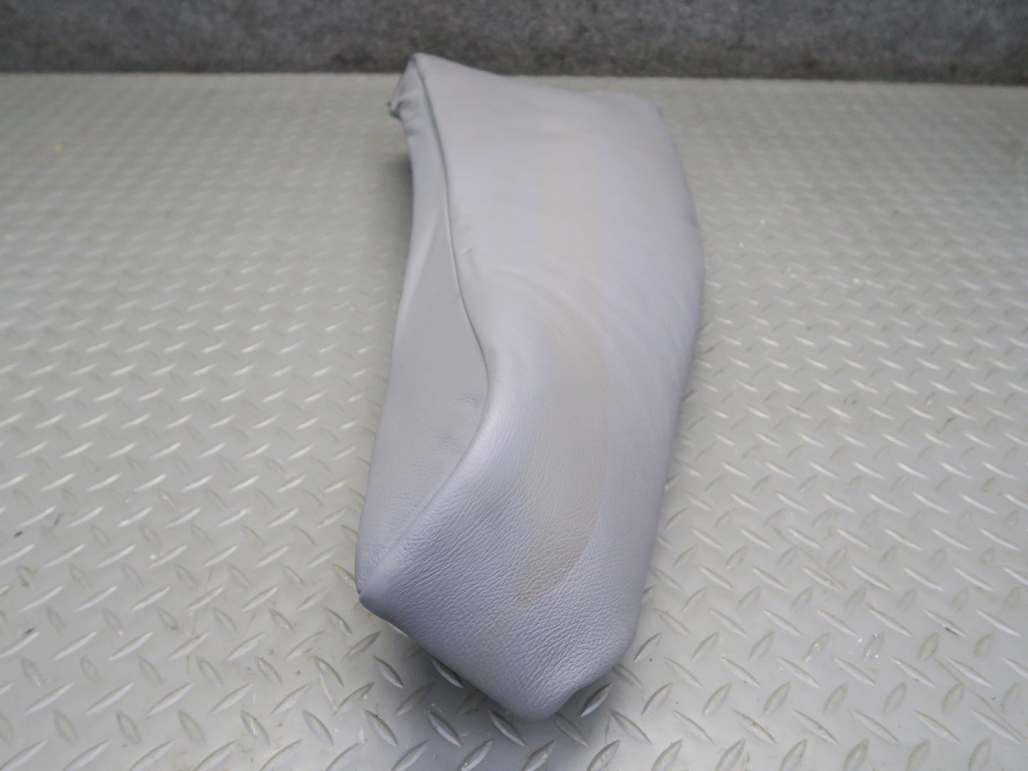 99-03 BMW E39 540ia Sedan Rear Left & Right Seat Leather Bolster Gray Set OEM