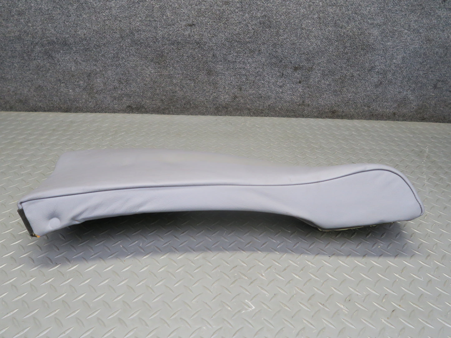 99-03 BMW E39 540ia Sedan Rear Left & Right Seat Leather Bolster Gray Set OEM