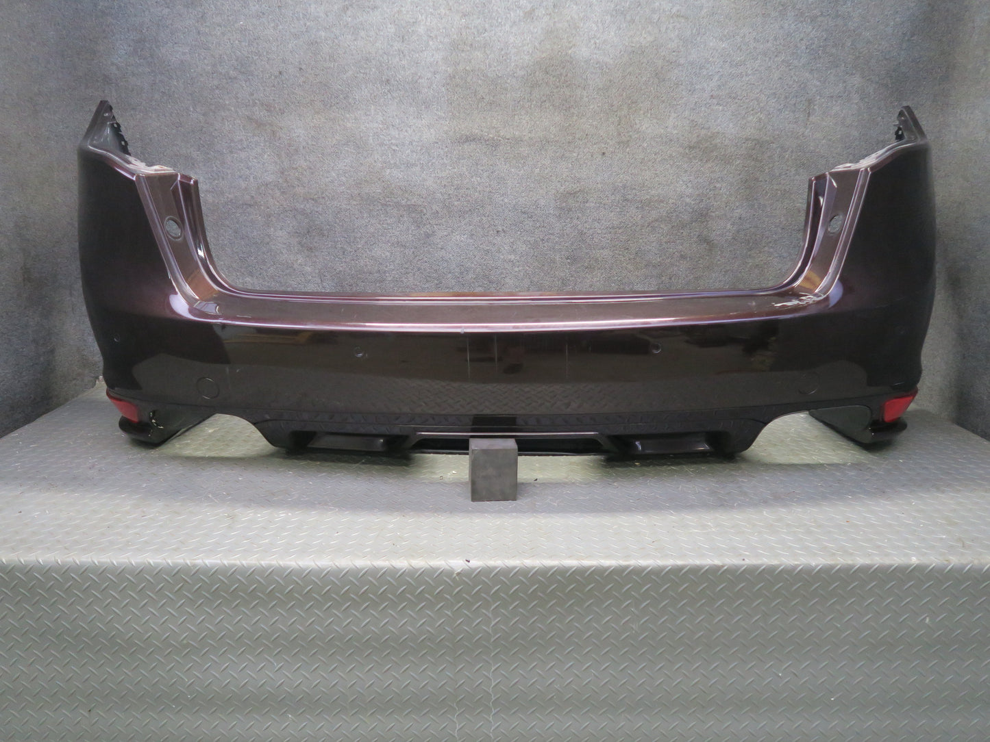 2011-2014 Porsche Cayenne 958 GTS Rear Bumper Cover w PDC Sensors Mahagony