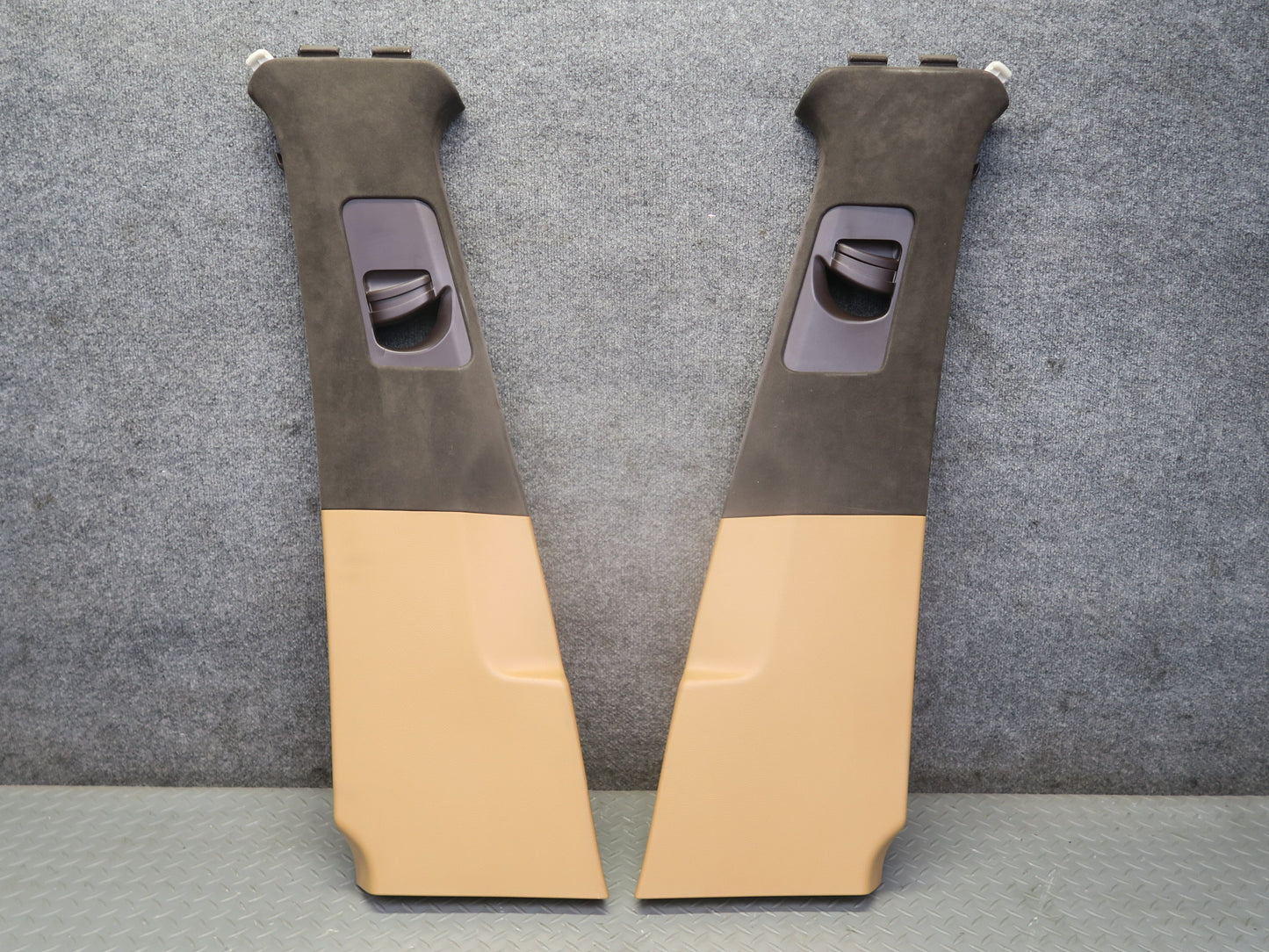 2011-2018 Porsche Cayenne 958 Interior B Pillar Trim Cover Panel Set of 2