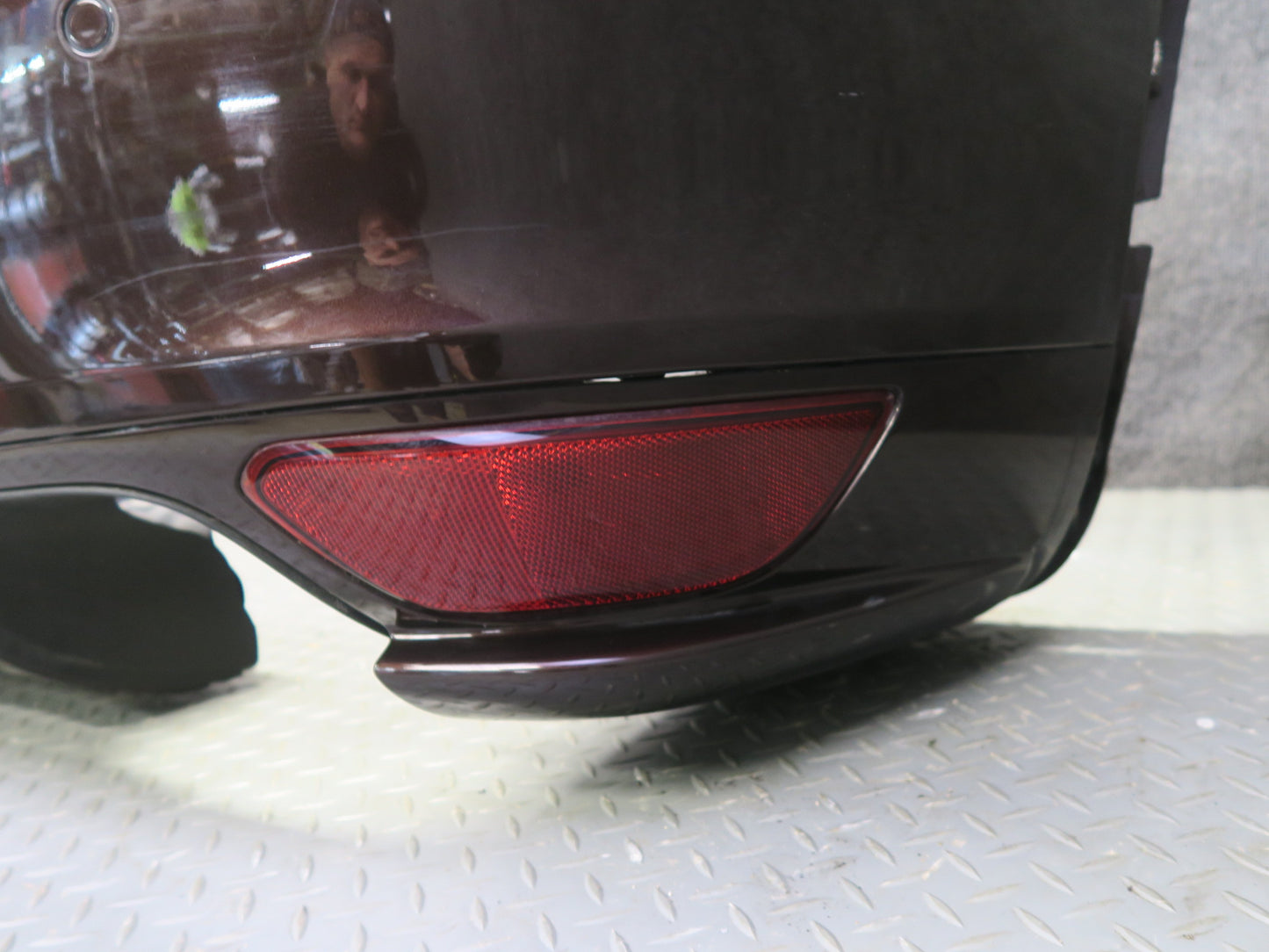 2011-2014 Porsche Cayenne 958 GTS Rear Bumper Cover w PDC Sensors Mahagony