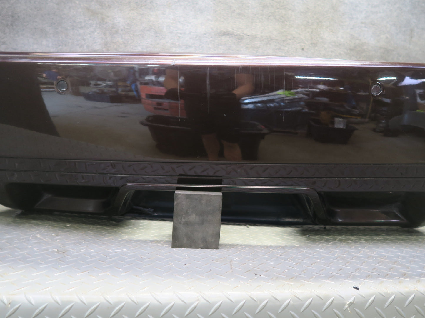 2011-2014 Porsche Cayenne 958 GTS Rear Bumper Cover w PDC Sensors Mahagony