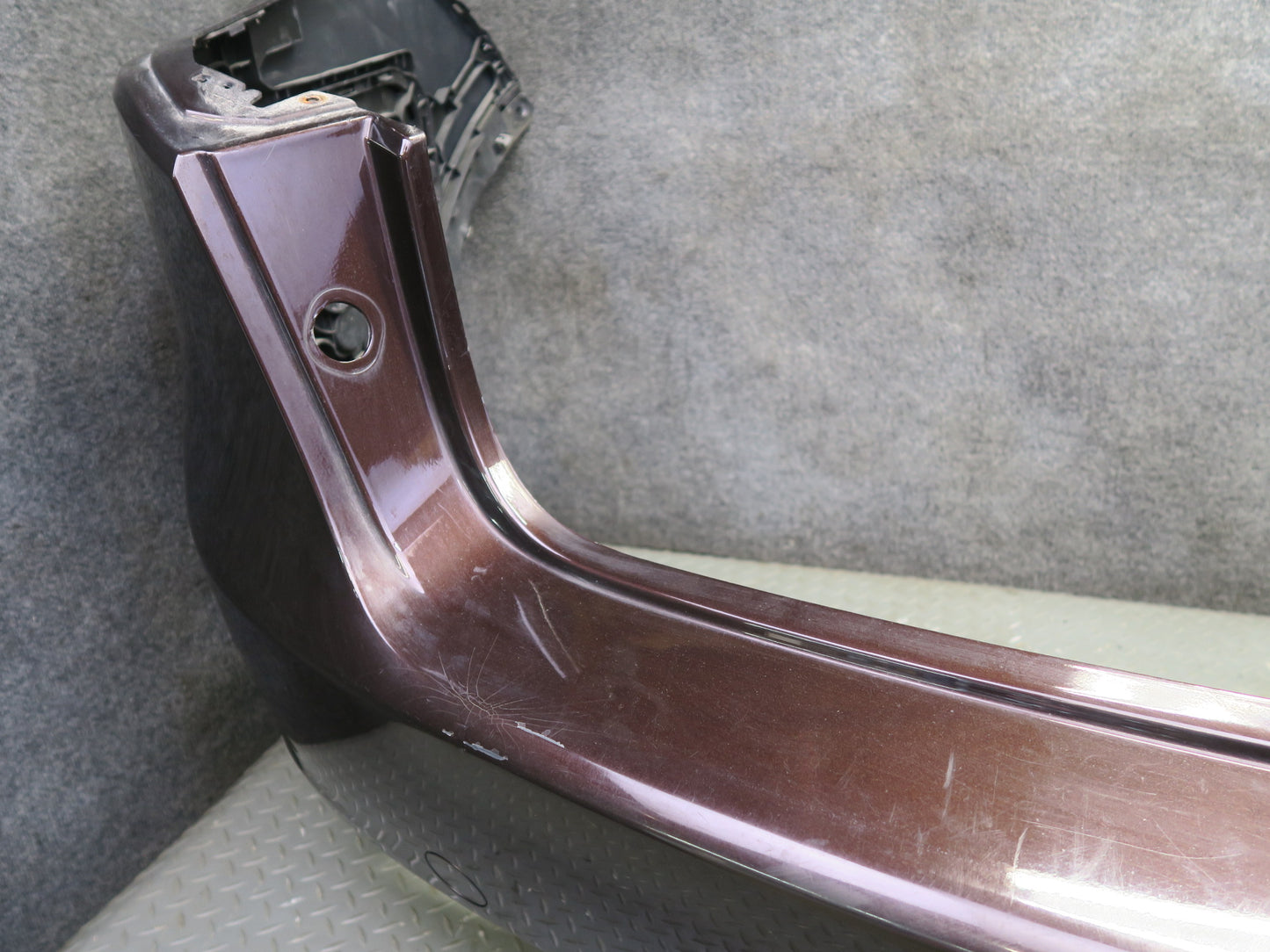 2011-2014 Porsche Cayenne 958 GTS Rear Bumper Cover w PDC Sensors Mahagony