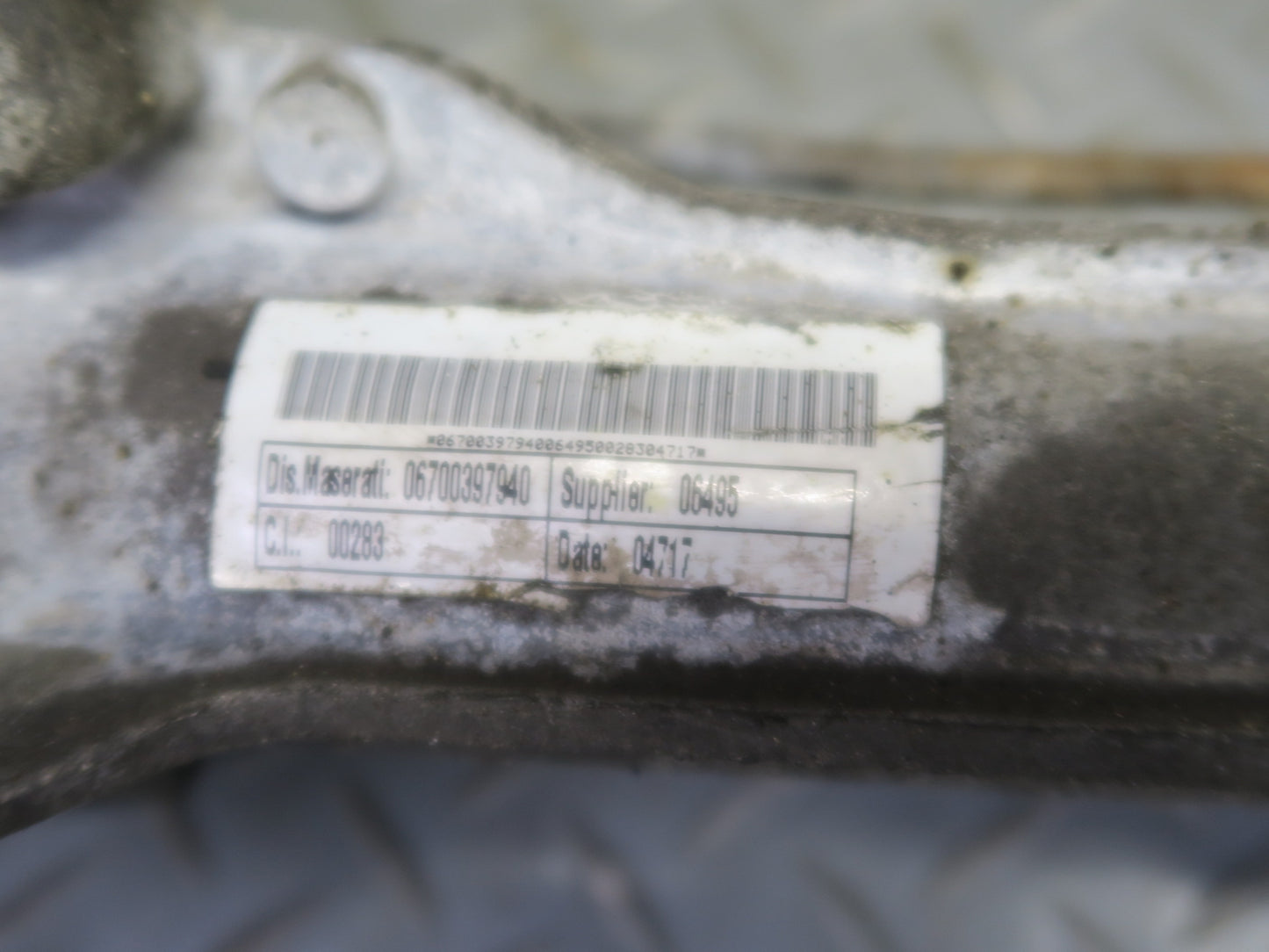 2017-2020 Maserati Levante M161 3.0L AWD Power Steering Rack & Pinion 94K Miles