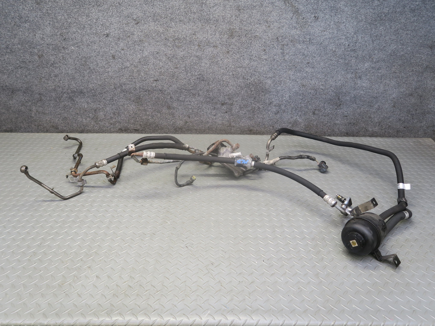 17-20 Maserati Levante 3.0L Power Steering Hose Pipe Line Oil Cooler Tank Set