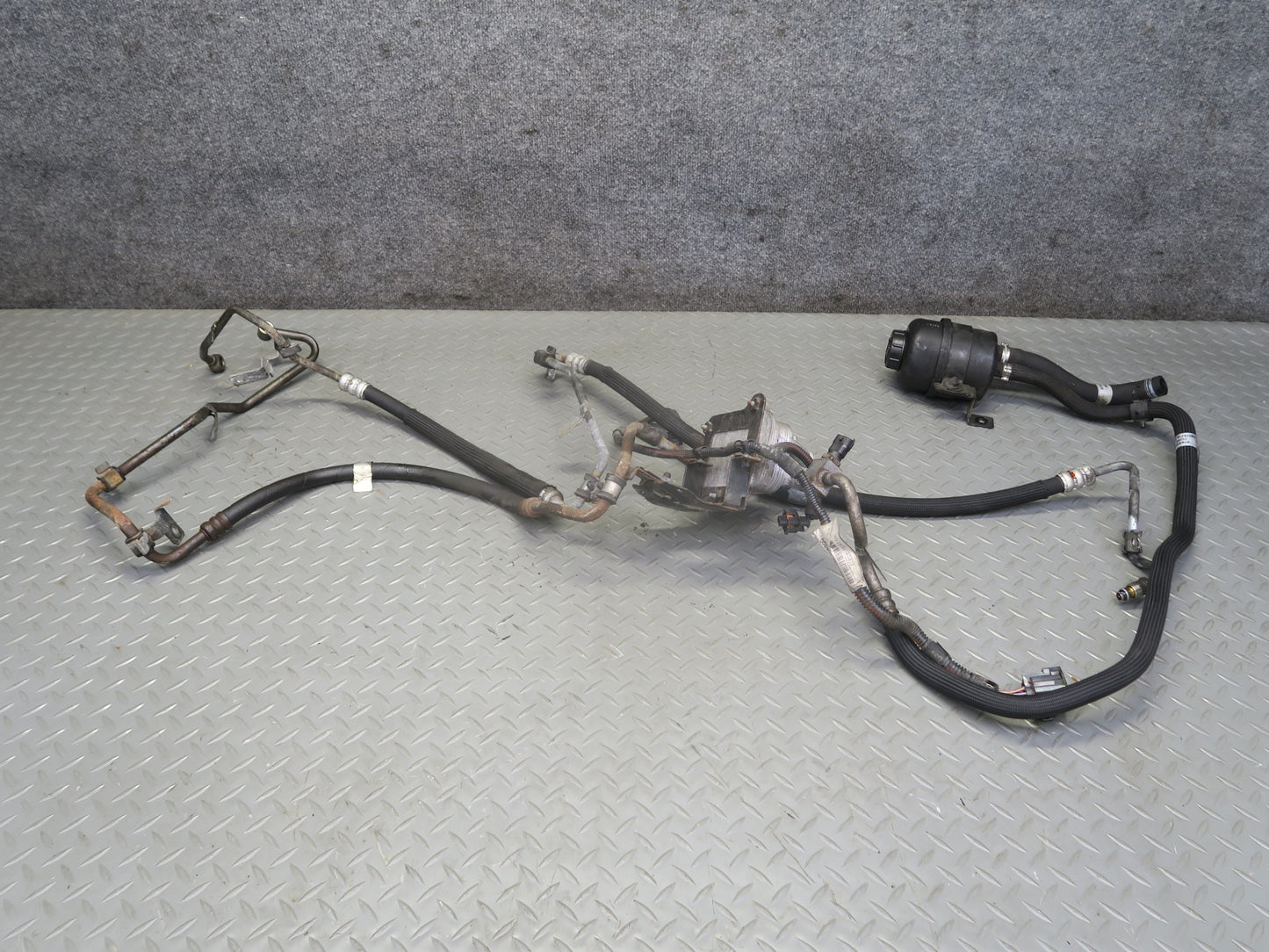 17-20 Maserati Levante 3.0L Power Steering Hose Pipe Line Oil Cooler Tank Set