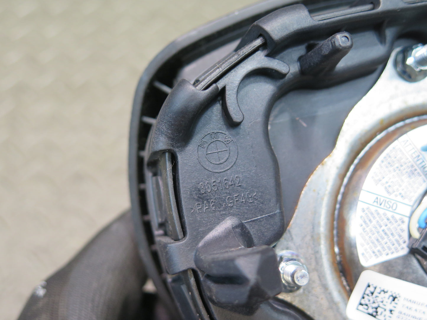 10-13 BMW E70 E71 X5 X6 FRONT LEFT DRIVER SIDE STEERING WHEEL SRS AIRBAG OEM