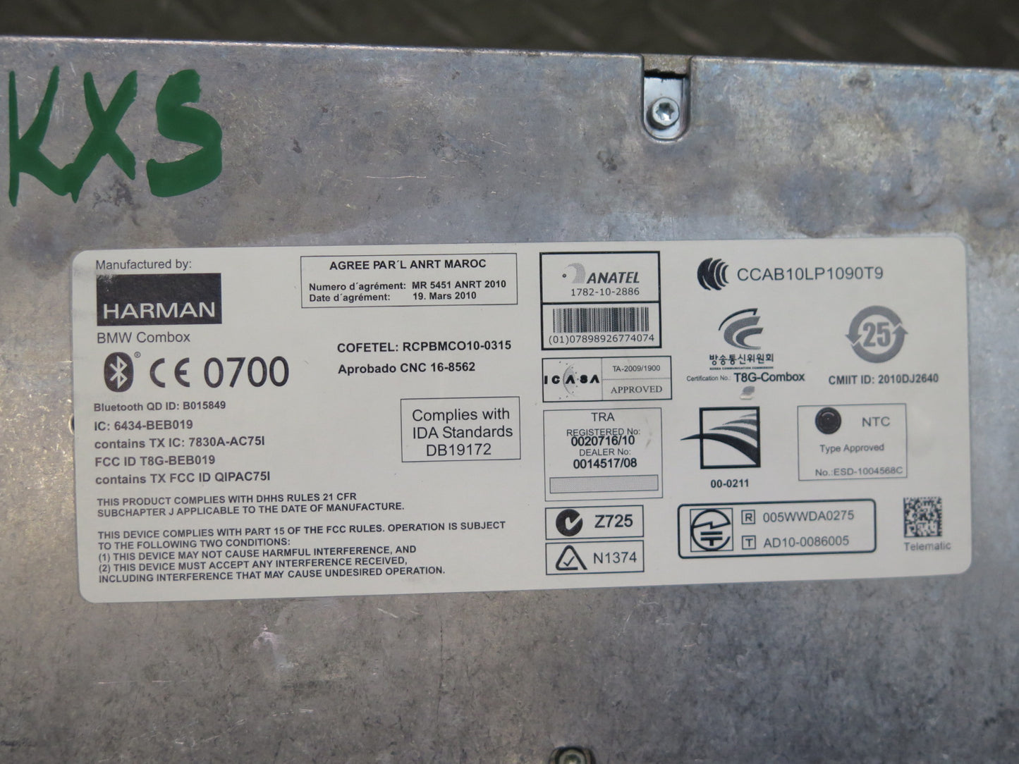 2008-2014 BMW E71 E72 X6 X6M Bluetooth Telematics Communication Control Module