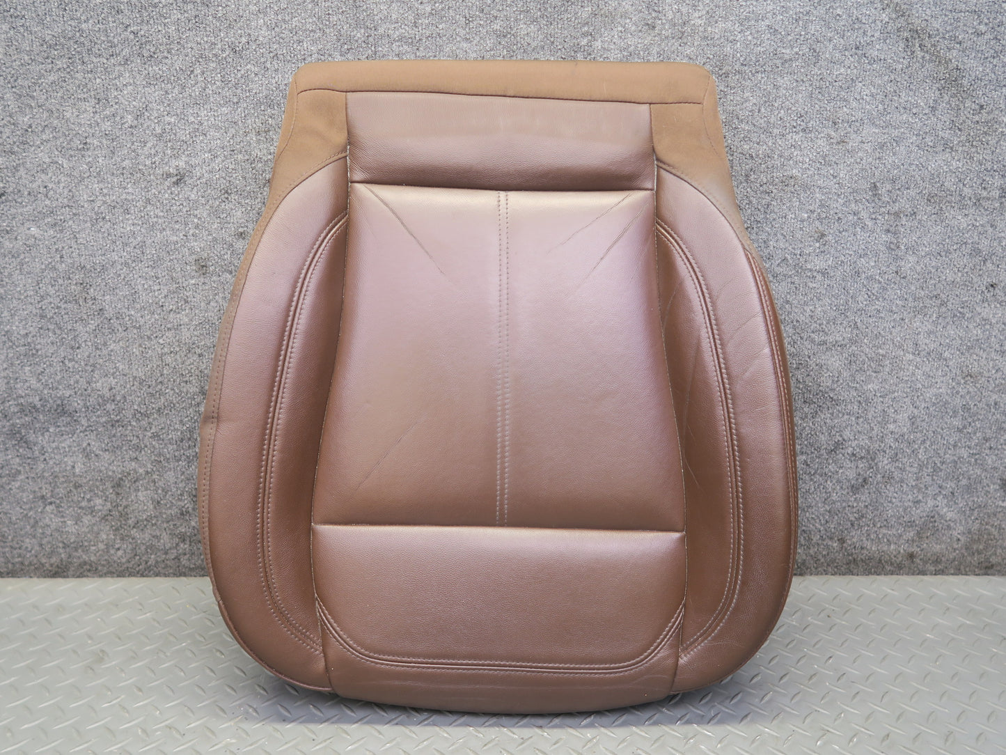 2017-2023 Alfa Romeo Stelvio Front Left Lower Seat Leather Cushion Chocolate
