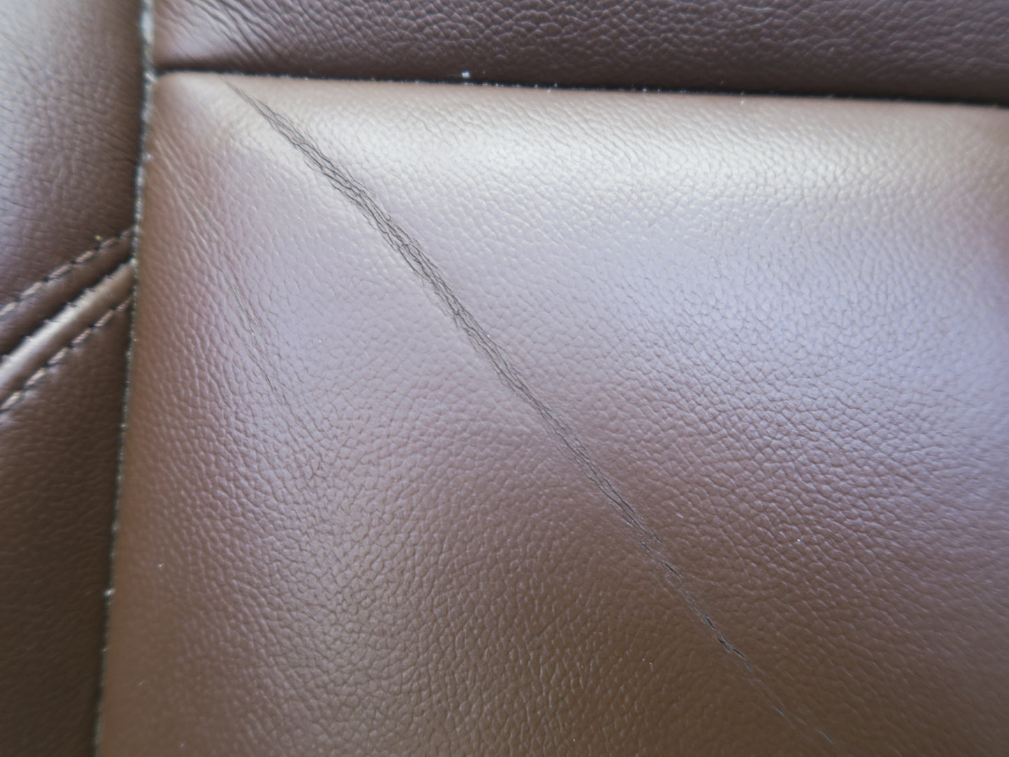 2017-2023 Alfa Romeo Stelvio Front Left Lower Seat Leather Cushion Chocolate