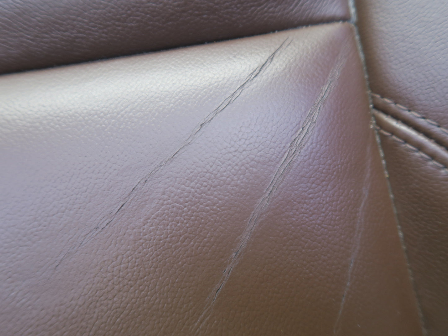 2017-2023 Alfa Romeo Stelvio Front Left Lower Seat Leather Cushion Chocolate