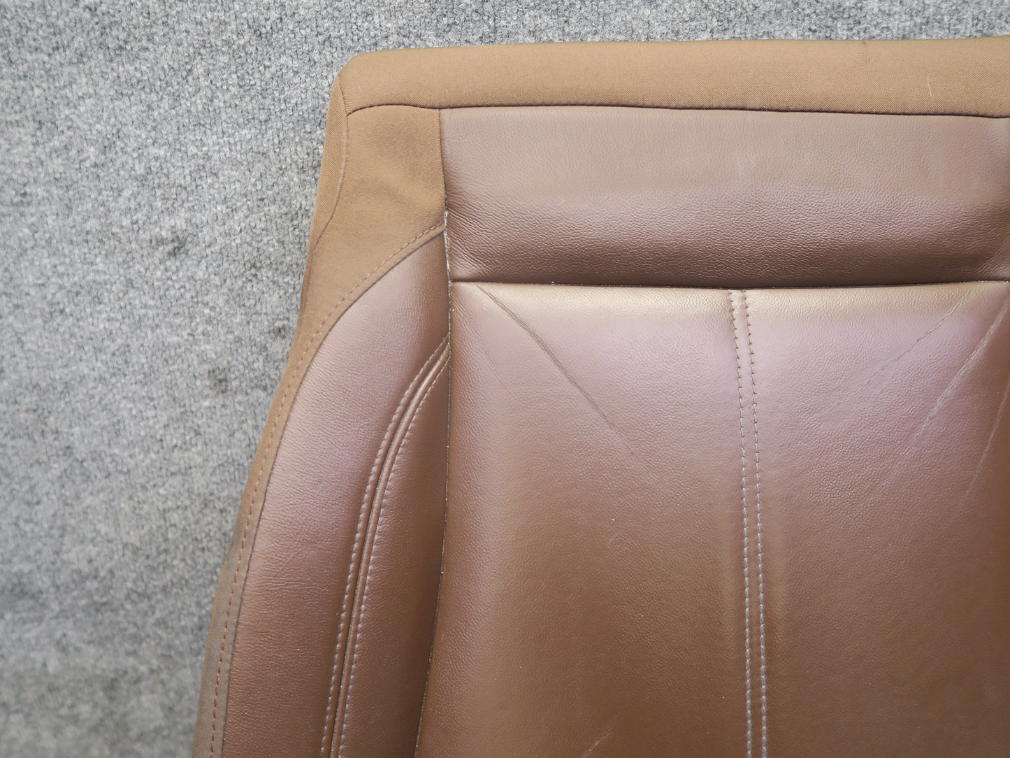 2017-2023 Alfa Romeo Stelvio Front Left Lower Seat Leather Cushion Chocolate