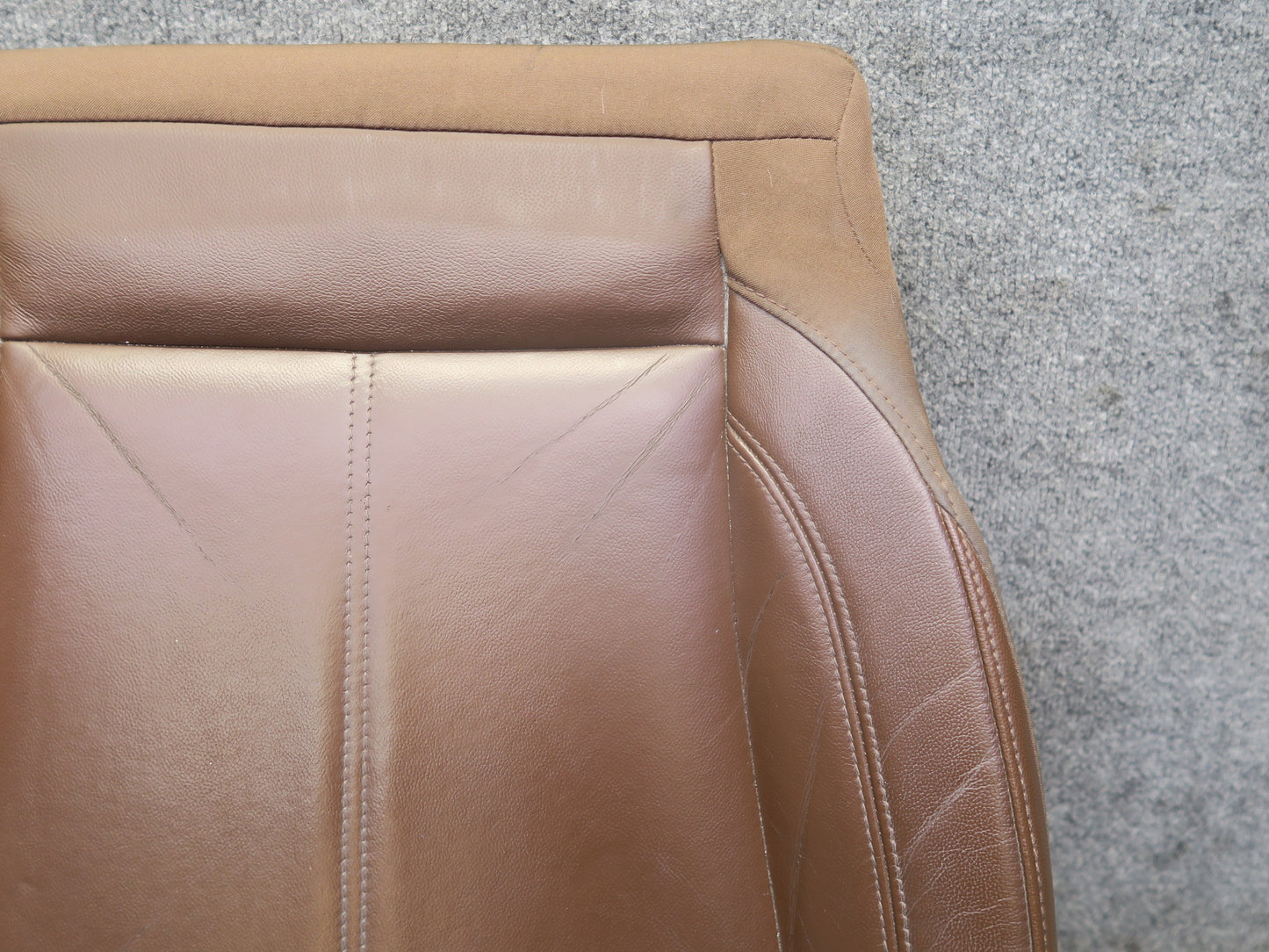 2017-2023 Alfa Romeo Stelvio Front Left Lower Seat Leather Cushion Chocolate
