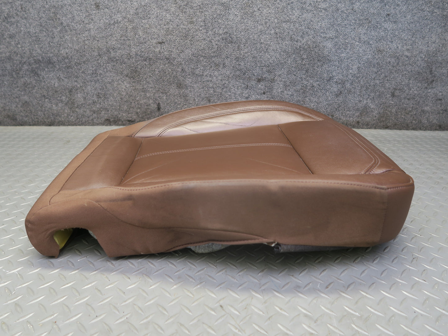 2017-2023 Alfa Romeo Stelvio Front Left Lower Seat Leather Cushion Chocolate