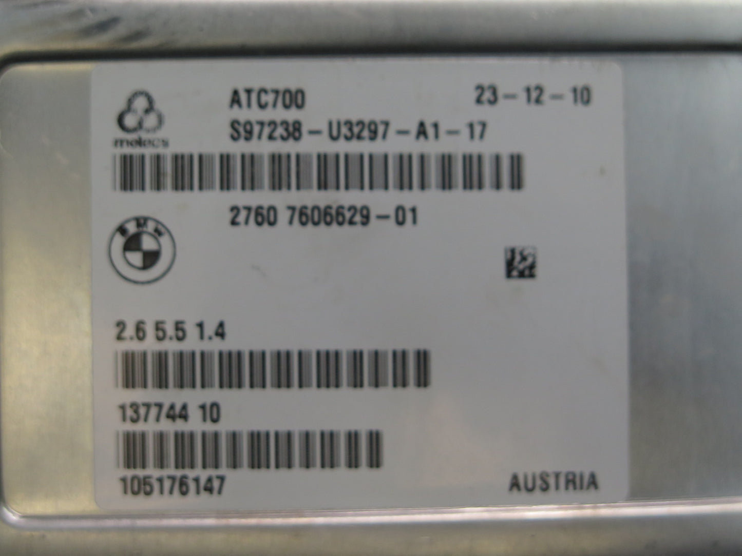 2008-2014 BMW E71 E72 X6 X6M ATC700 Transfer Case Control Module 7606629