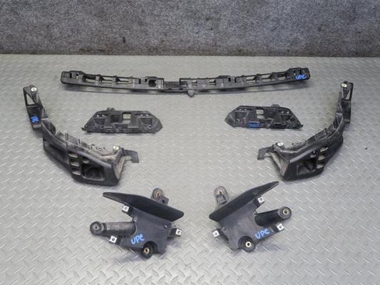 2011-2014 Porsche Cayenne 958 Rear Bumper Mount Guide Bracket Support Panel Set