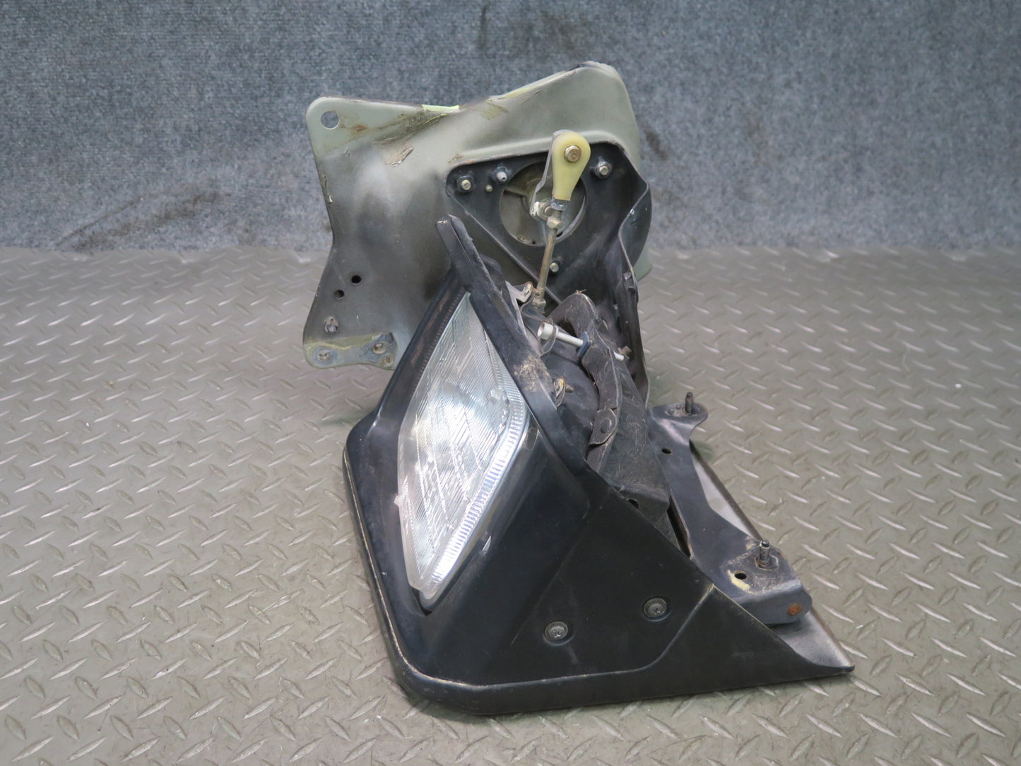 89-92 Toyota Supra MA70L Front Right POP UP Headlight Lamp w Cover & Motor OEM