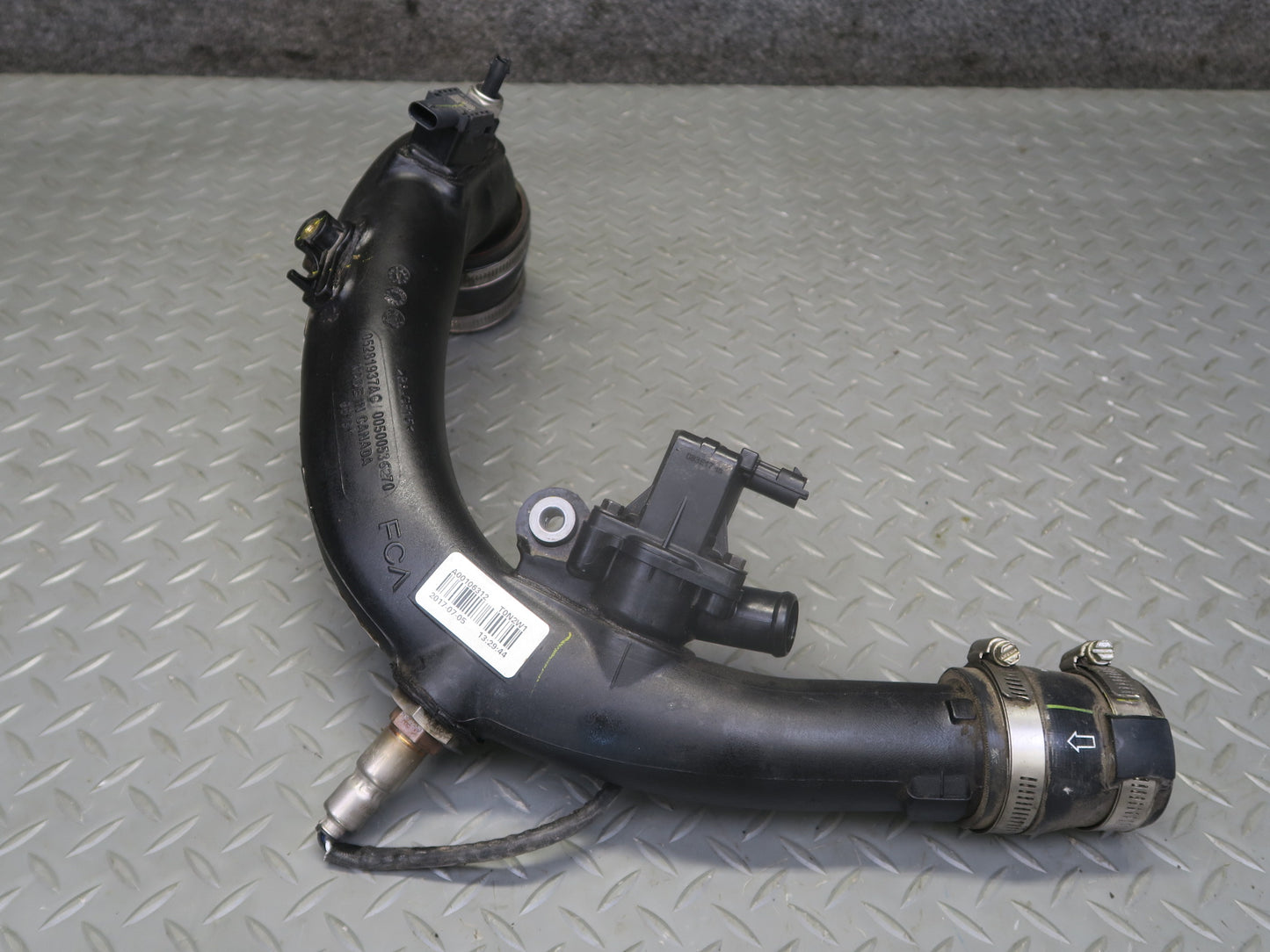 2017-2020 Alfa Romeo Stelvio 2.0L Turbo Inlet Air Intake Duct Hose Tube 88K