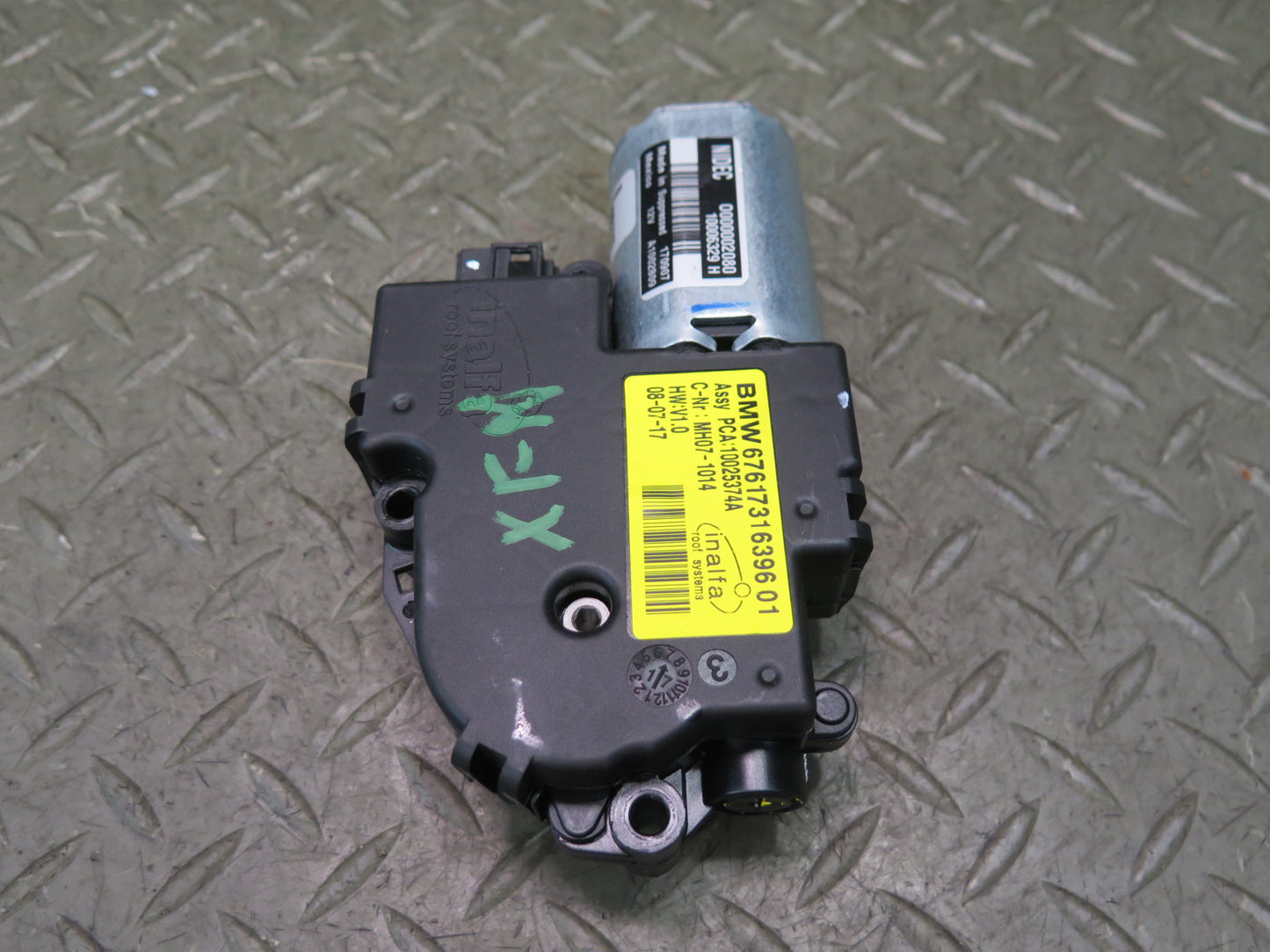 2014-2018 BMW F15 X5 Sunroof Motor Drive Unit 67617316396 93K Miles