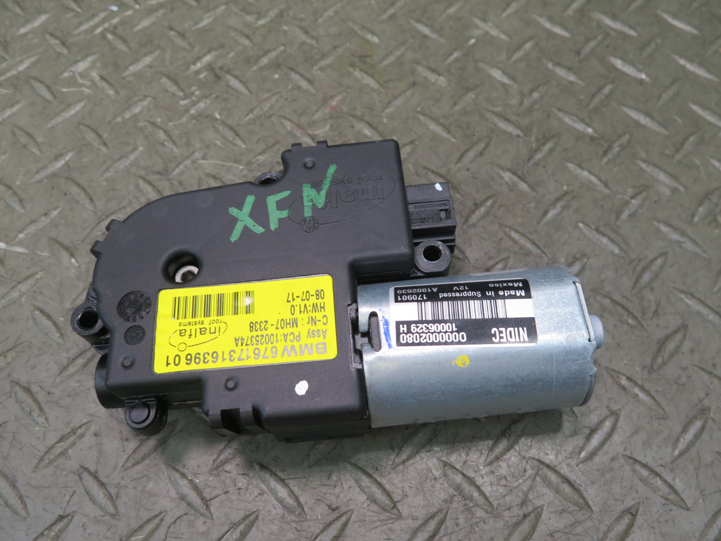 2014-2018 BMW F15 X5 Sunroof Motor Drive Unit 67617316396 93K Miles
