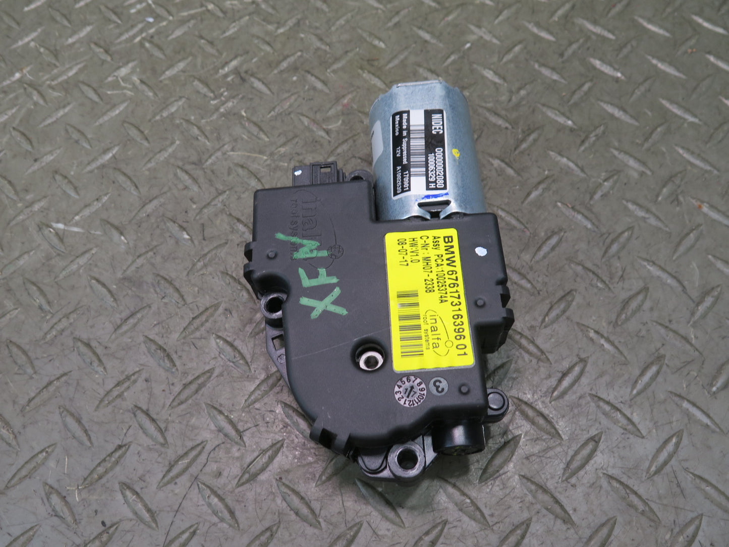 2014-2018 BMW F15 X5 Sunroof Motor Drive Unit 67617316396 93K Miles