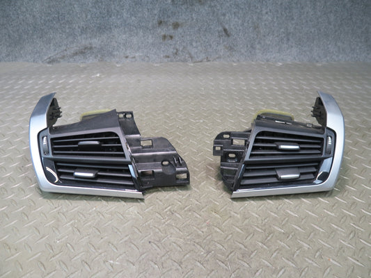 2014-2018 BMW F15 X5 Dash Front Left & Right A/C Air Vent Grille Set of 2