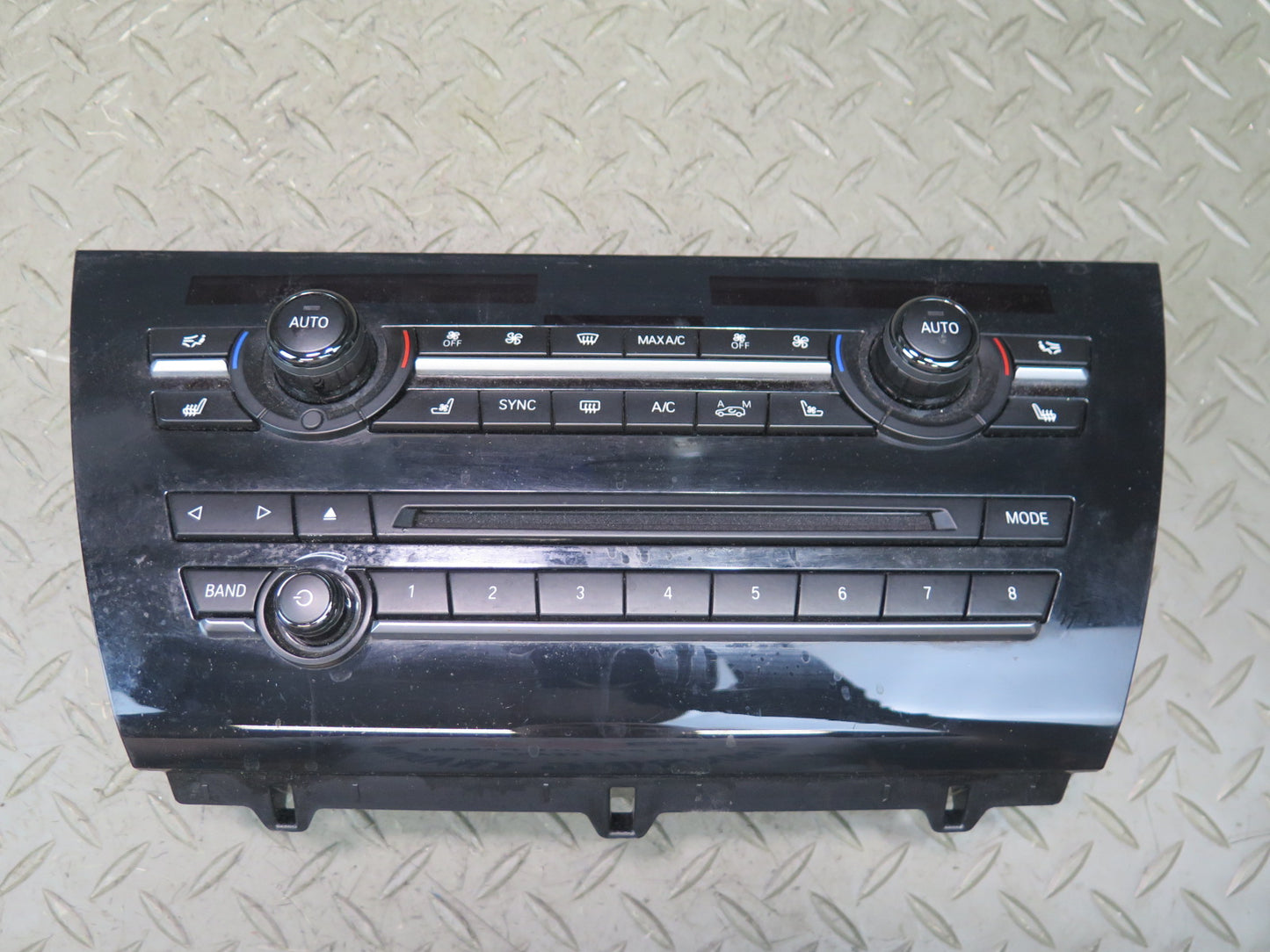 2014-2018 BMW F15 X5 Radio CD Player & A/C Heater Climate Control Switch Panel