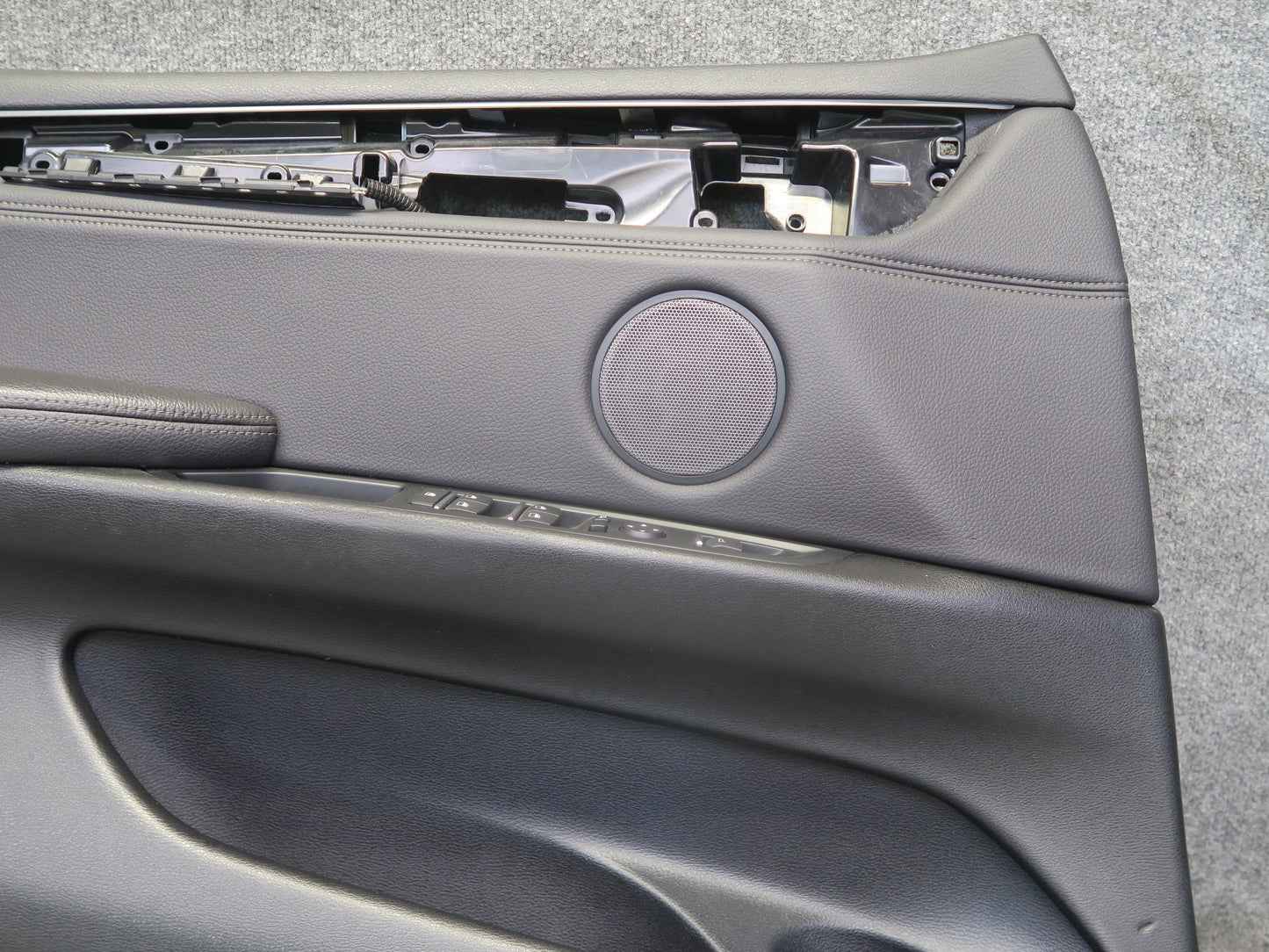 2014-2018 BMW F15 X5 Front Left & Right Door Interior Trim Panel Cover Black