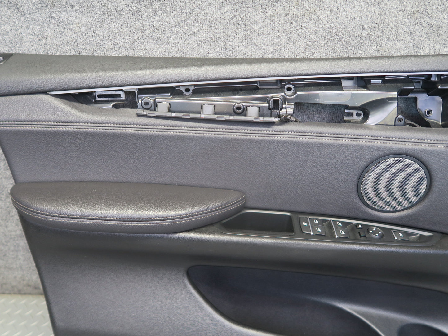 2014-2018 BMW F15 X5 Front Left & Right Door Interior Trim Panel Cover Black