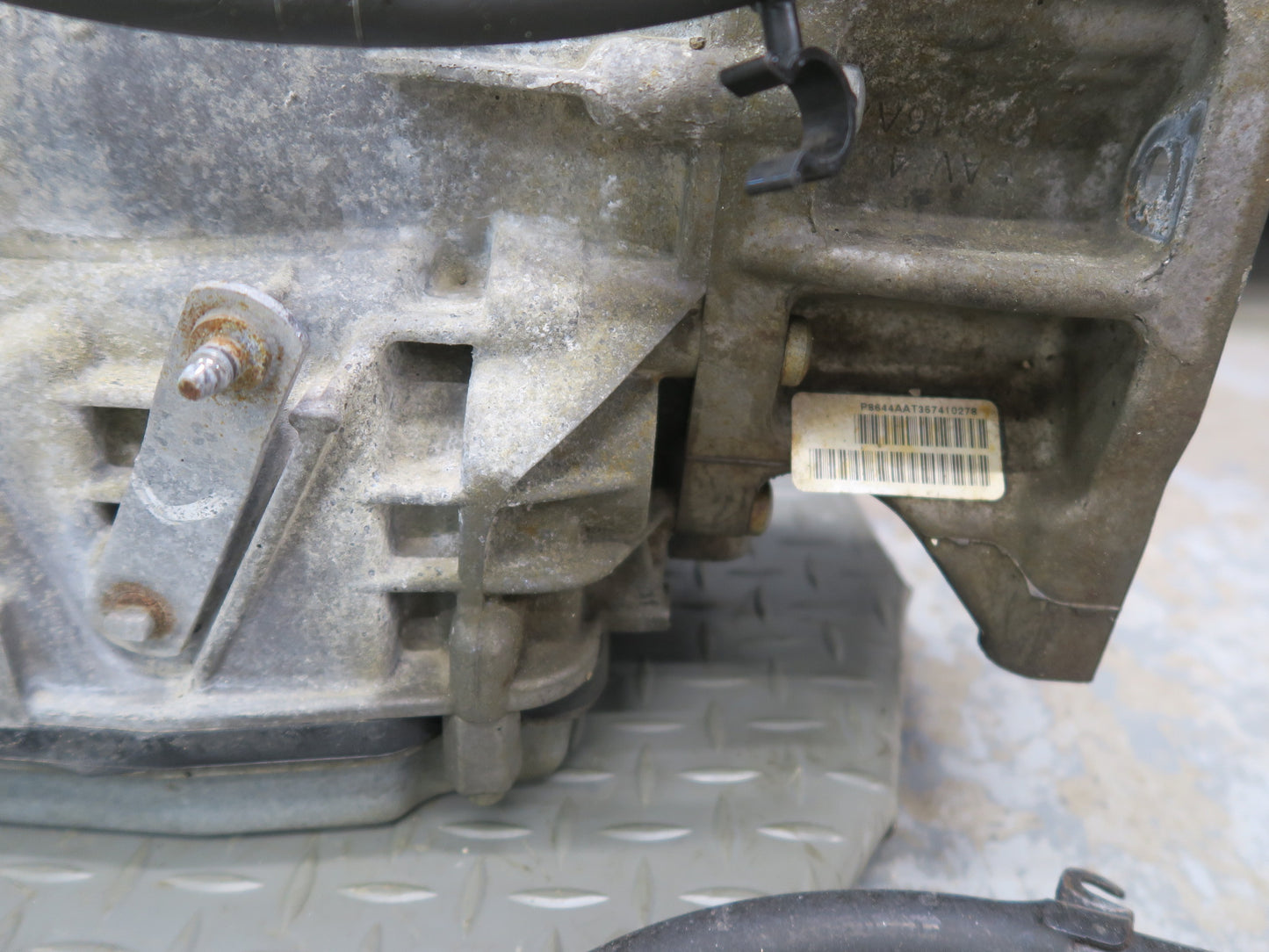 12-17 Jeep Wrangler 3.6L W5A580 Auto Transmission w Torque Converter 75K OEM