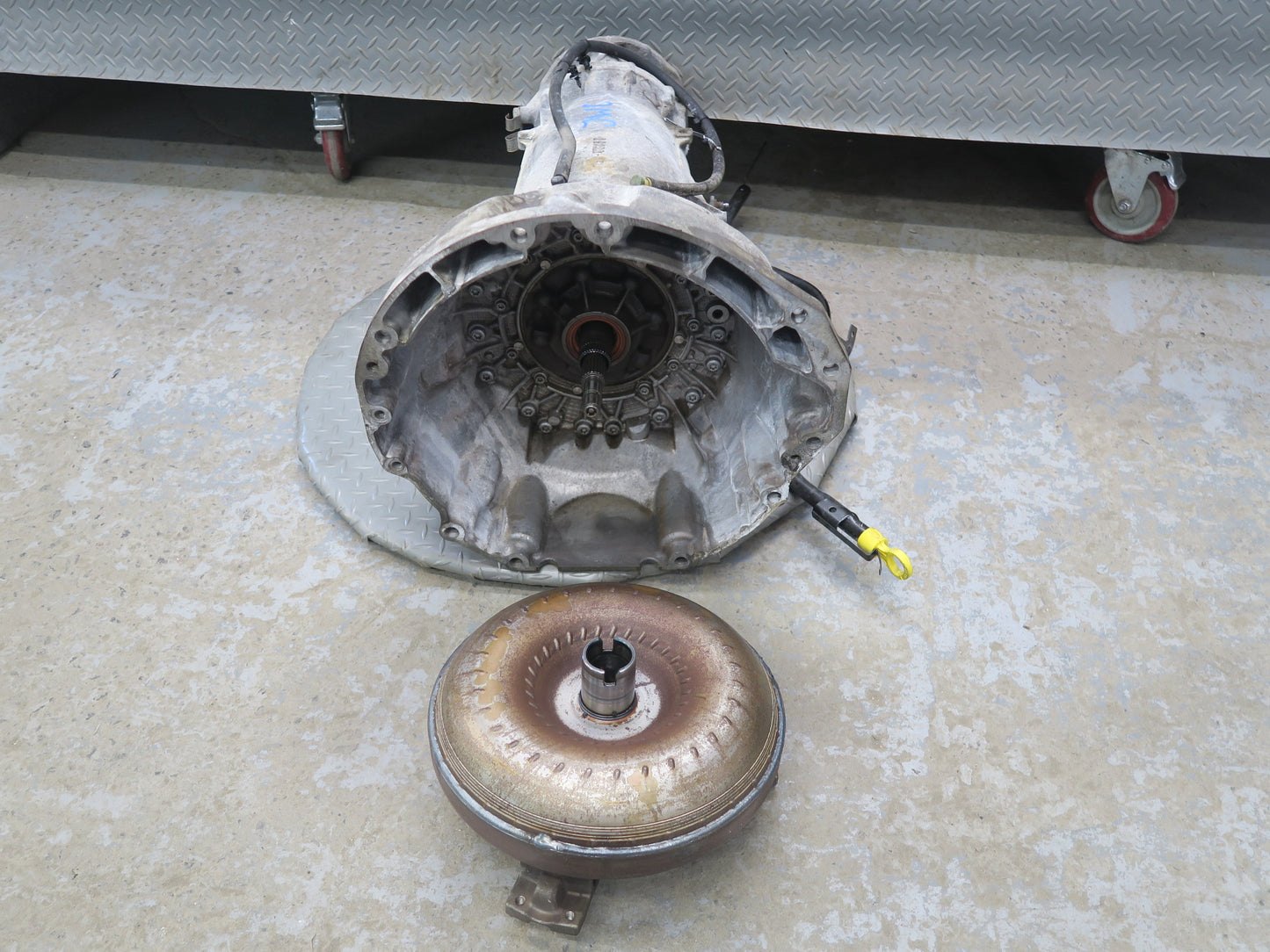 12-17 Jeep Wrangler 3.6L W5A580 Auto Transmission w Torque Converter 75K OEM