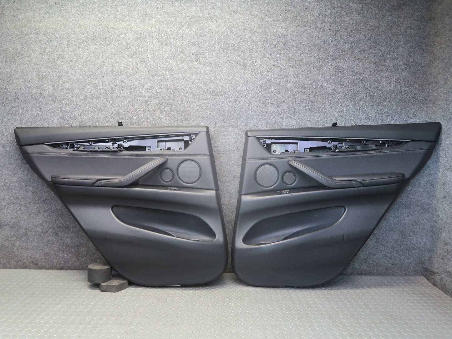 2014-2018 BMW F15 X5 Rear Left & Right Door Interior Trim Panel Cover Black