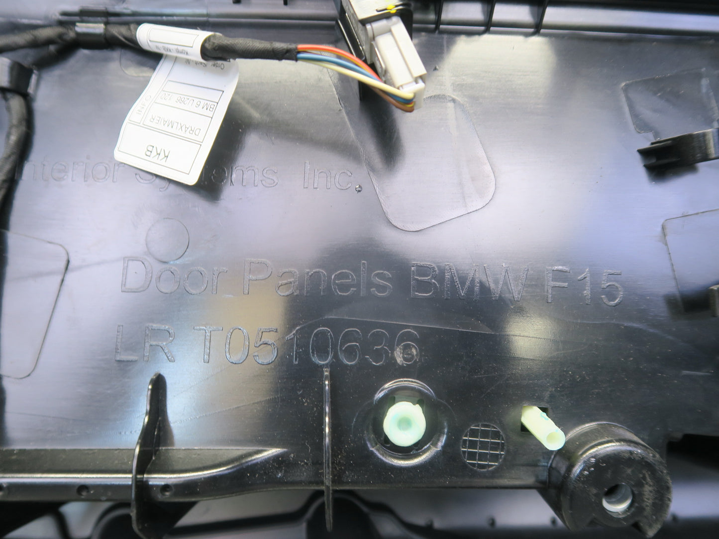 2014-2018 BMW F15 X5 Rear Left & Right Door Interior Trim Panel Cover Black