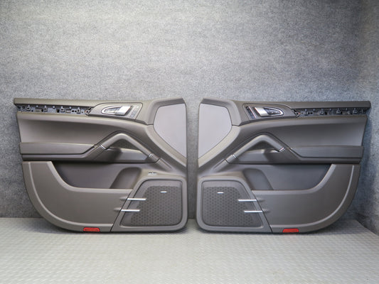 2011-2018 Porsche Cayenne 958 Front Left & Right Door Interior Trim Panel Set