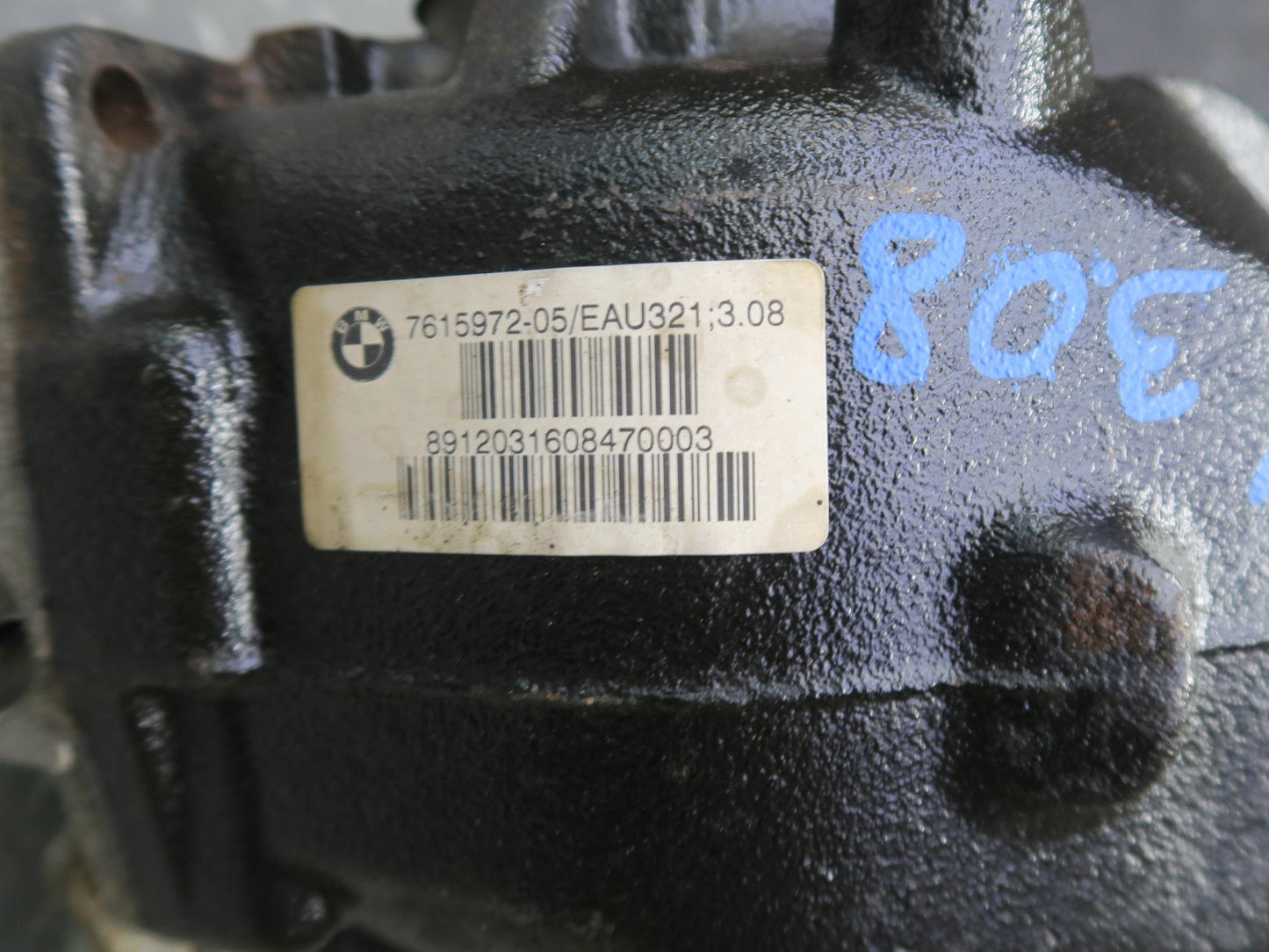 12-16 BMW E89 Z4 28i N20 RWD A/T Rear Differential Axle Carrier 3.08 Ratio OEM