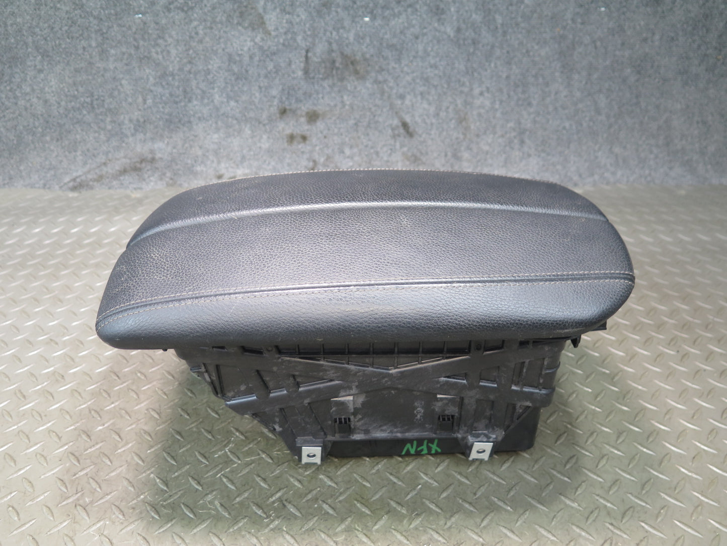 2014-2018 BMW F15 X5 Front Center Console Leather Armrest Compartment Storage